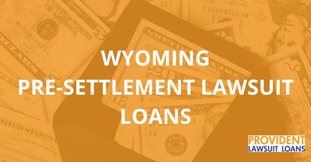 WY lawsuit loans orange banner from Provident